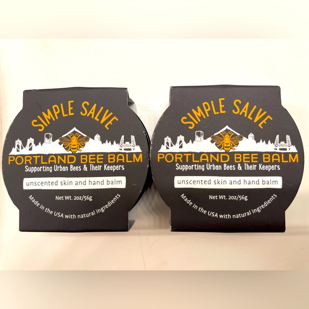 Portland Bee Balm-Simple Salve-Set of 2~New